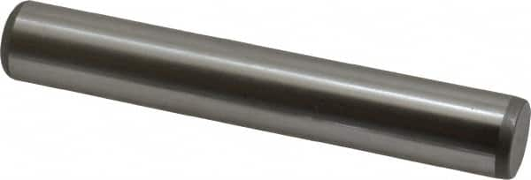 Jergens - 5/8" Diam x 4" Pin Length Alloy Steel Pull Out Dowel Pin - C 47-58 & C 60-64 (Surface) Hardness, 1 Beveled & 1 Threaded End - Americas Tooling