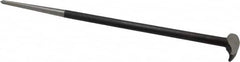 Value Collection - 20" OAL Rolling Head Pry Bar - 5/8" Wide, Chrome Vanadium - Americas Tooling