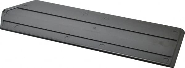 Quantum Storage - 10.9" Wide x 4" High, Black Bin Divider - Use with Quantum Storage Systems - QUS 224 - Americas Tooling