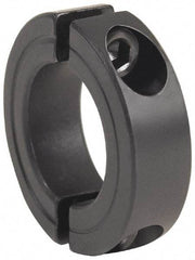 Climax Metal Products - 3-1/8" Bore, Steel, Two Piece Clamping Shaft Collar - 4-1/2" Outside Diam, 7/8" Wide - Americas Tooling