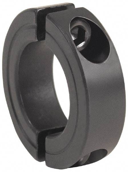 Climax Metal Products - 3-7/8" Bore, Steel, Two Piece Clamping Shaft Collar - 5-1/4" Outside Diam, 7/8" Wide - Americas Tooling