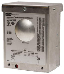 Hubbell Wiring Device-Kellems - 2 Poles, 60 Amp, Open Toggle Manual Motor Starter - 85.9mm Wide x 44.5mm Deep x 96mm High, 20 hp, CSA Certified & UL Listed - Americas Tooling