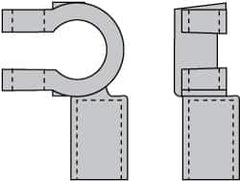 Noco - Automotive Battery 4/0 Left Elbow Terminal - Positive Polarity - Americas Tooling