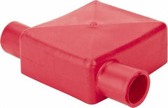 Noco - 1 & 2 Gauge, Flag Automotive Battery Terminal Protector - Red - Americas Tooling