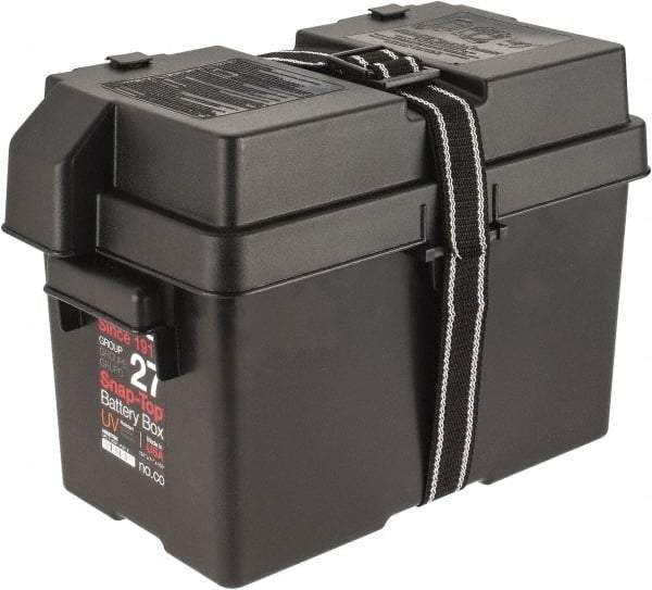 Noco - Group 27 Automotive Battery Box - 17-3/4" Outside Length x 10-1/8 Width x 10-1/2 Height, 14-1/2" Inside Length x 7-7/8 Width x 10-3/4 Height - Americas Tooling