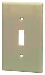 Leviton - 1 Gang, 4-1/2 Inch Long x 2-3/4 Inch Wide, Standard Outlet Wall Plate - Americas Tooling