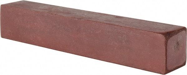 Made in USA - 1" Wide x 6" Long x 1" Thick, Square Abrasive Stick - Fine Grade - Americas Tooling