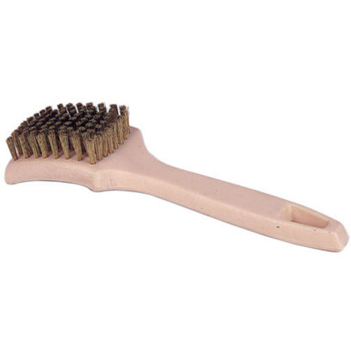 Small Tire Cleaning Brush, Brass Wire Fill - Americas Tooling