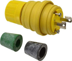 Value Collection - 125 Volt, 15 Amp, L1-15 Configuration, Industrial Grade, Ungrounded Plug - 2 Poles, IP67 - Americas Tooling