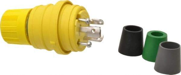 Value Collection - 125 Volt, 15 Amp, L5-15 Configuration, Industrial Grade, Ungrounded Plug - 2 Poles, IP67 - Americas Tooling