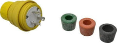 Value Collection - 125 Volt, 30 Amp, L5-30 Configuration, Industrial Grade, Ungrounded Plug - 2 Poles, IP67 - Americas Tooling