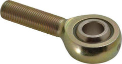 Alinabal - 1/2" ID, 1-5/16" Max OD, 6,400 Lb Max Static Cap, Spherical Rod End - 1/2-20 LH, 3/4" Shank Diam, 1-1/2" Shank Length, Steel with Molded Nyloy Raceway - Americas Tooling