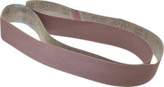 3M - 2" Wide x 72" OAL, 150 Grit, Aluminum Oxide Abrasive Belt - Aluminum Oxide, Very Fine, Coated, X Weighted Cloth Backing, Series 341D - Americas Tooling