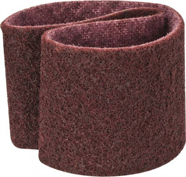 3M - 3" Wide x 21" OAL, Aluminum Oxide Abrasive Belt - Aluminum Oxide, Medium, Nonwoven, Series SC-BS - Americas Tooling