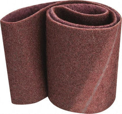 3M - 6" Wide x 48" OAL, Aluminum Oxide Abrasive Belt - Aluminum Oxide, Medium, Nonwoven, Series SC-BS - Americas Tooling