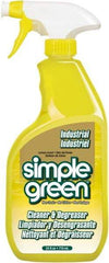 Simple Green - 24 oz Spray Bottle Cleaner/Degreaser - Liquid, Biodegradable, Concentrated, Lemon - Americas Tooling