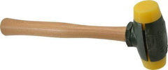 Garland - 2 Lb Head 1-1/2" Face Plastic Split Head Hammer - 12-1/2" OAL, Wood Handle - Americas Tooling