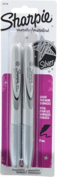 Sharpie - Metallic Silver Wet Surface Pen - Fine Tip, AP Nontoxic Ink - Americas Tooling