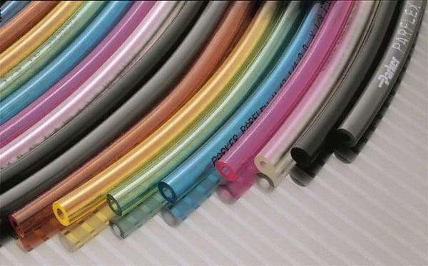 Parker - 4mm OD, 500' Long, Polyurethane Tube - Natural, 180 Max psi, Shore A 98 Hardness, -40 to 180°F - Americas Tooling