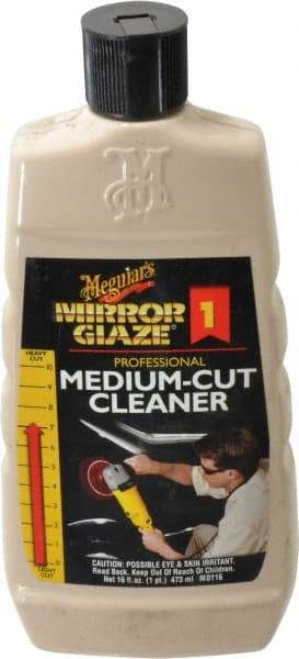 Mirror Glaze - Automotive Medium Cut Cleaner - 16 oz Bottle - Americas Tooling