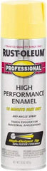 Rust-Oleum - Safety Yellow, Gloss, Rust Proof Enamel Spray Paint - 14 Sq Ft per Can, 15 oz Container, Use on Multipurpose - Americas Tooling