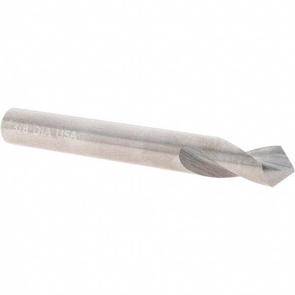 Chicago-Latrobe - 3/8" Body Diam, 90°, 3-1/8" OAL, Solid Carbide Spotting Drill - Americas Tooling