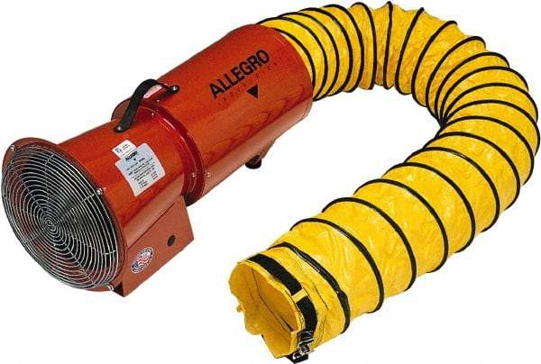 Allegro - 1,275 CFM, Electrical AC Axial Blower Kit - 8 Inch Inlet/Outlet, 0.33 HP, 120 Max Voltage Rating - Americas Tooling