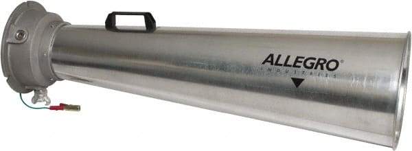 Allegro - 44-1/4 Inch Long, Galvanized Steel Venturi Style Pneumatic Blowers - 1 Inch NPT, 11-1/4 Inch Base Diameter, 12-1/2 Inch Face Diameter - Americas Tooling