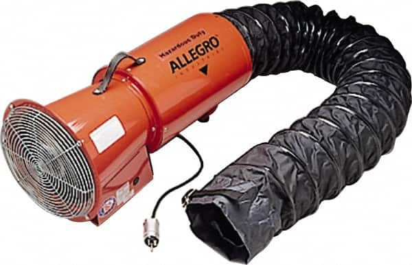 Allegro - 13" Inlet, Direct Drive, 890 CFM, Blower - 3.3 Amp Rating, 115 Volts, 3,250 RPM - Americas Tooling