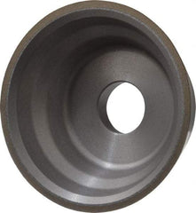 Norton - 3" Diam, 3/4" Hole Size, 1-1/4" Overall Thickness, 150 Grit, Type 11 Tool & Cutter Grinding Wheel - Very Fine Grade, Diamond, Resinoid Bond - Americas Tooling