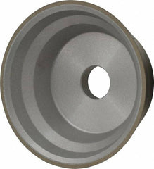 Norton - 3-3/4" Diam, 3/4" Hole Size, 1-1/2" Overall Thickness, 120 Grit, Type 11 Tool & Cutter Grinding Wheel - Fine Grade, Diamond, Resinoid Bond - Americas Tooling