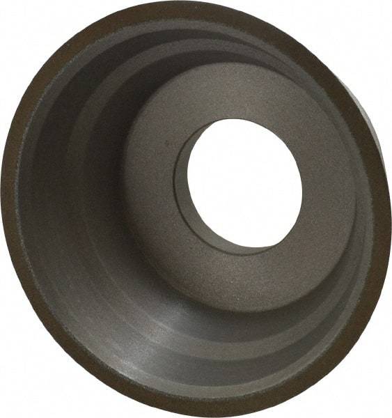 Norton - 3-3/4" Diam, 1-1/4" Hole Size, 1-1/2" Overall Thickness, 150 Grit, Type 11 Tool & Cutter Grinding Wheel - Very Fine Grade, CBN, Resinoid Bond - Americas Tooling