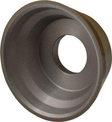 Norton - 3-3/4" Diam, 1-1/4" Hole Size, 1-1/2" Overall Thickness, 150 Grit, Type 11 Tool & Cutter Grinding Wheel - Very Fine Grade, Diamond, Resinoid Bond - Americas Tooling