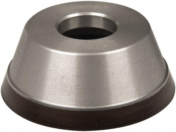 Norton - 3-3/4" Diam, 1-1/4" Hole Size, 1-1/2" Overall Thickness, 220 Grit, Type 11 Tool & Cutter Grinding Wheel - Very Fine Grade, Diamond, Resinoid Bond - Americas Tooling