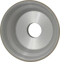 Norton - 5" Diam, 1-1/4" Hole Size, 1-3/4" Overall Thickness, 120 Grit, Type 11 Tool & Cutter Grinding Wheel - Fine Grade, CBN, Resinoid Bond - Americas Tooling