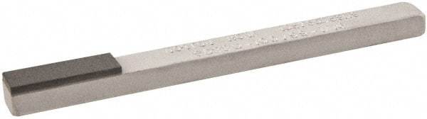 Norton - Very Fine, 1" Length of Cut, Single End Diamond Hone - 220 Grit, 3/8" Wide x 1/4" High x 4" OAL - Americas Tooling