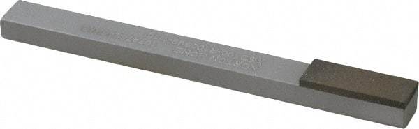 Norton - Fine, 1" Length of Cut, Single End Diamond Hone - 100 Grit, 3/8" Wide x 1/4" High x 4" OAL - Americas Tooling