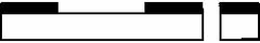 Norton - Extra Fine/Super Fine, 1" Length of Cut, Double End Diamond Hone - 400 Grit, 7/16" Wide x 1/4" High x 4" OAL - Americas Tooling