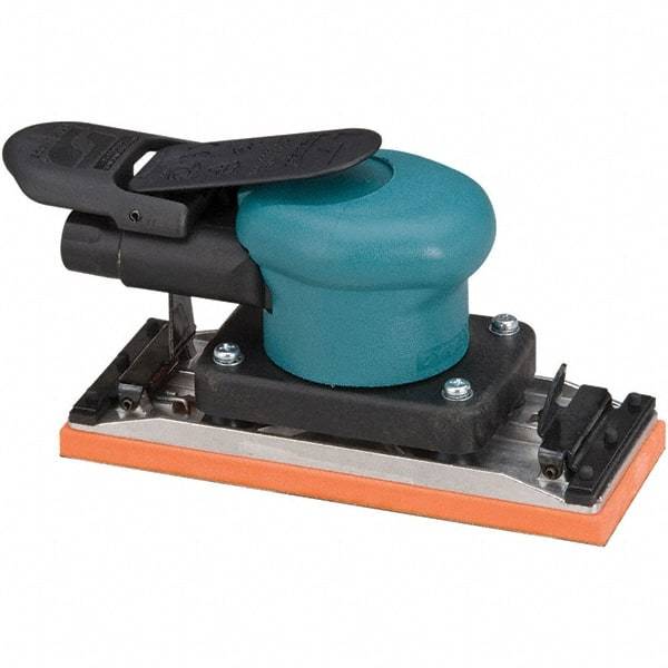 Dynabrade - 13 CFM Air Consumption, Palm Air Orbital Sander - Rectangular Pad, - Americas Tooling