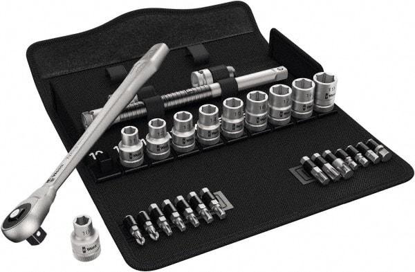 Wera - 1/2" Drive Standard Socket Set - 3/8 to 13/16" - Americas Tooling