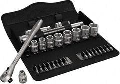 Wera - 3/8" Drive Standard Socket Set - 1/4 to 3/4" - Americas Tooling