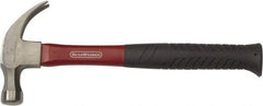 GearWrench - 16 oz Head, Curved Claw Hammer - 12-7/8" OAL, Smooth Face, Fiberglass Handle with Grip - Americas Tooling