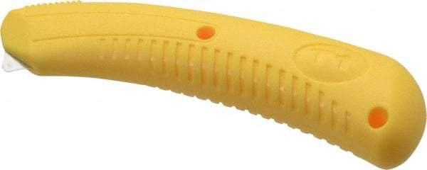 PHC - Fixed Film Cutter - 1/4" Blade, Yellow Ergonomic Grip Handle, 1 Blade Included - Americas Tooling