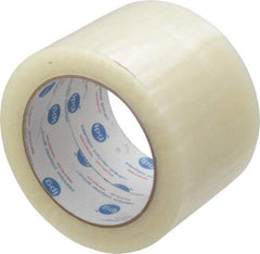 Intertape - 3" x 110 Yd Clear Rubber Adhesive Sealing Tape - Polypropylene Film Backing, 1.85 mil Thick, 27 Lb Tensile Strength, Series 7100 - Americas Tooling