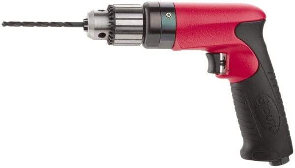 Sioux Tools - 1/4" Keyed Chuck - Pistol Grip Handle, 6,000 RPM, 11.8 LPS, 25 CFM, 0.6 hp - Americas Tooling