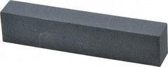 Norton - 3-1/2" Long x 3/4" Wide x 1/2" Thick, Silicon Carbide Sharpening Stone - Rectangle, Fine Grade - Americas Tooling