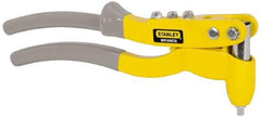 Stanley - Right Angle Head Hand Riveter - 3/32 to 3/16" Rivet Capacity, 10" OAL - Americas Tooling