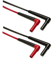 Fluke - Black/Red Electrical Test Equipment Leads Set - Use with All Models - Americas Tooling