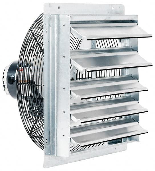 Fantech - 30" Blade, 1/3 hp, 6,075 Max CFM, Single Phase Vertical & Horizontal Mounting Direct Drive Fan - 4.4 Amps, 115 Volts, 1 Speed - Americas Tooling