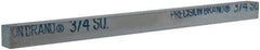 Made in USA - 12" Long x 3/4" High x 3/4" Wide, Zinc-Plated Key Stock - Low Carbon Steel - Americas Tooling